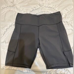 IUGA Women's Gray Running Yoga Workout Shorts Size XL